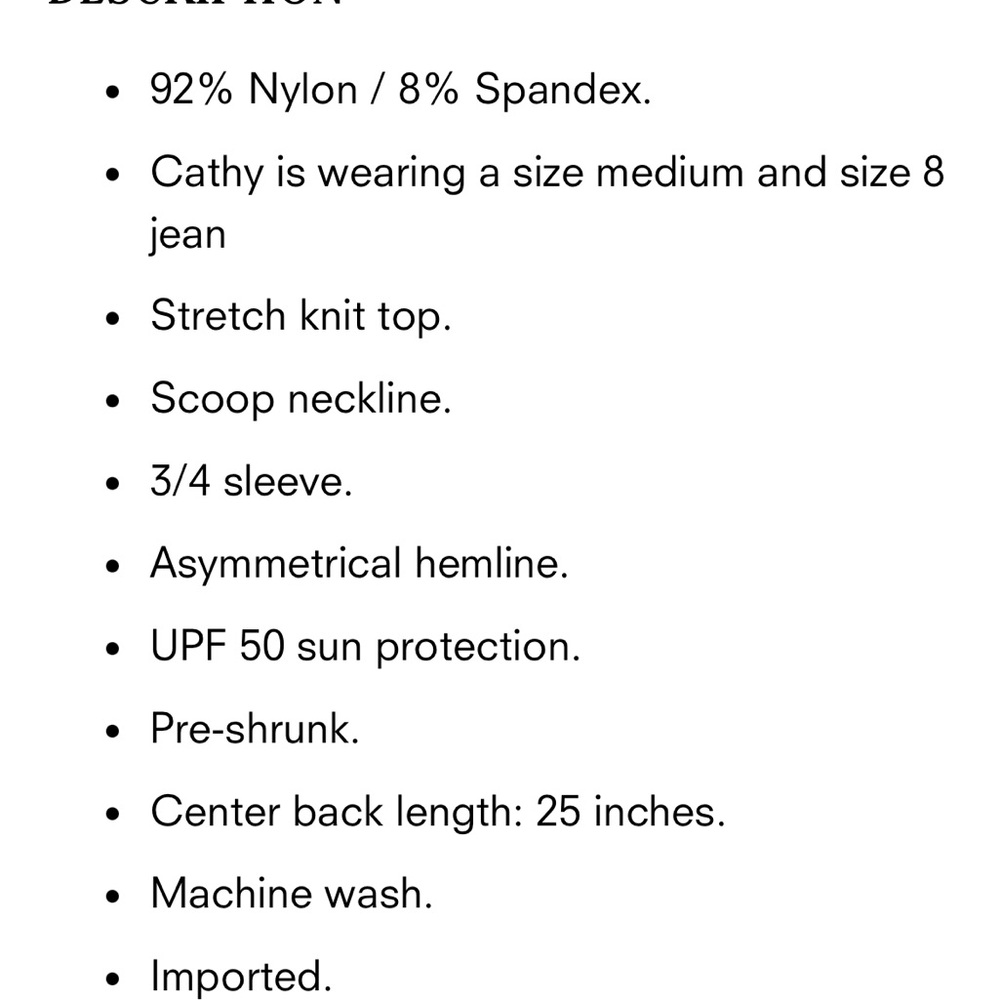 Lulu-B asymmetrical top, size large. - Picture 7 of 7